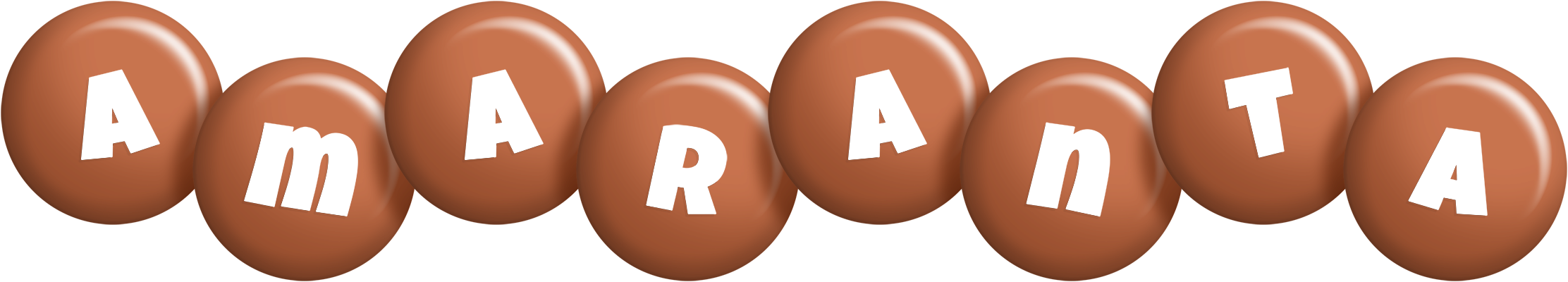 Amaranta candy-brown logo