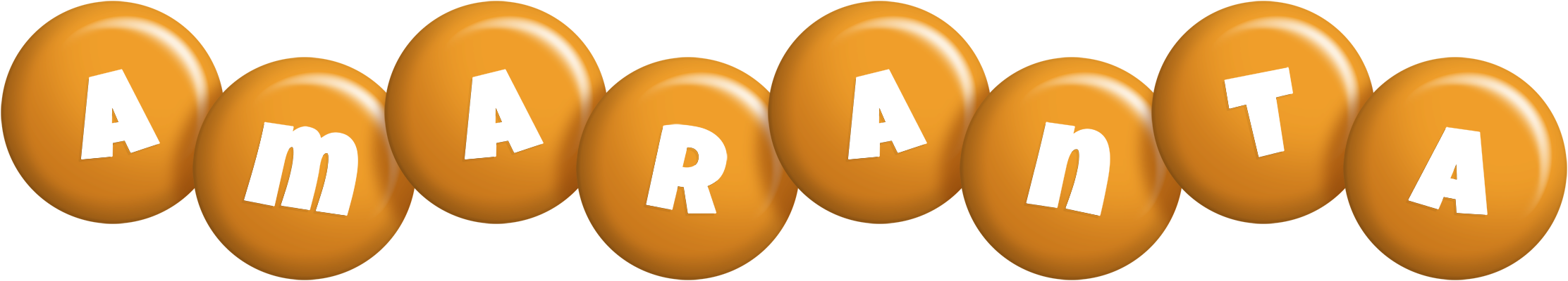 Amaranta candy-orange logo