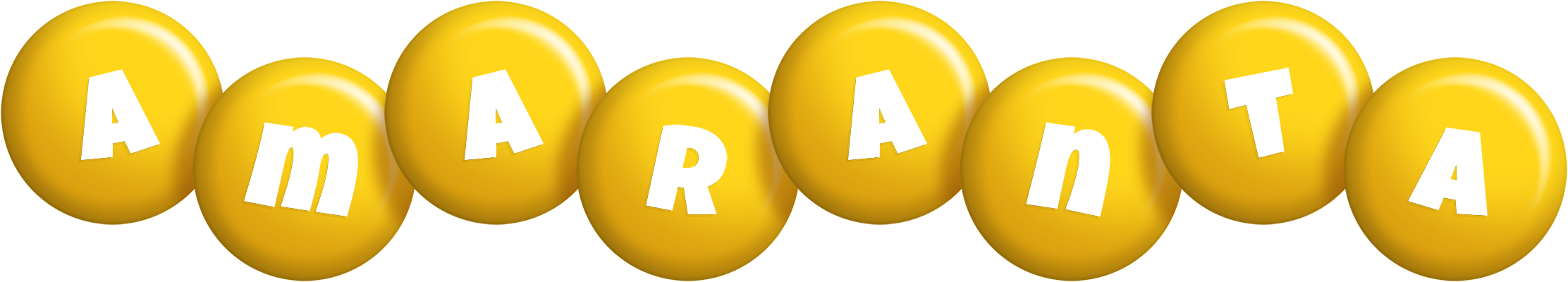 Amaranta candy-yellow logo
