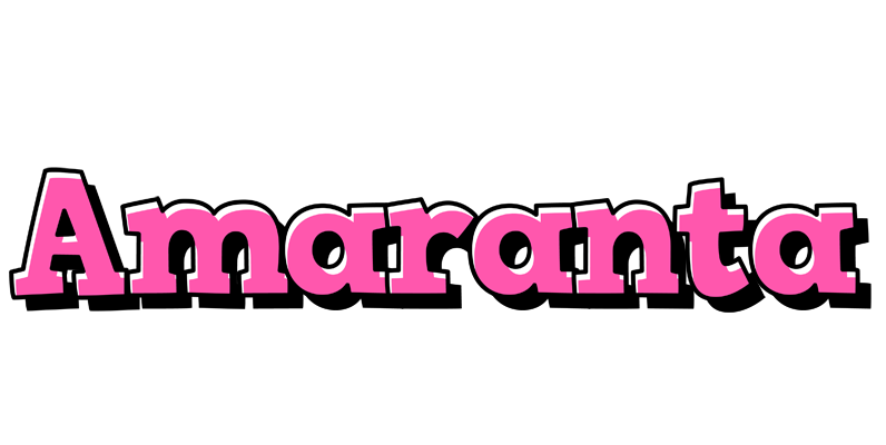 Amaranta girlish logo