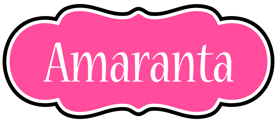 Amaranta invitation logo