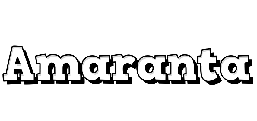 Amaranta snowing logo