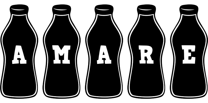 Amare bottle logo