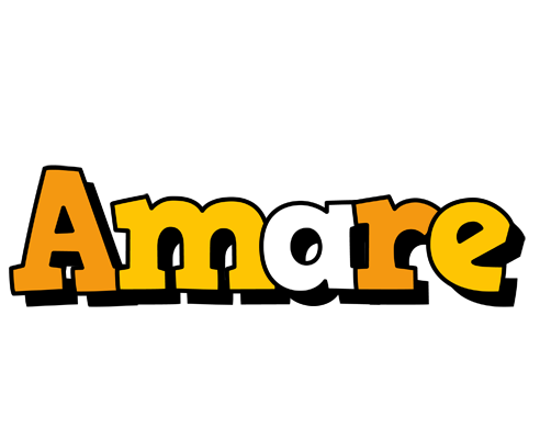 Amare cartoon logo