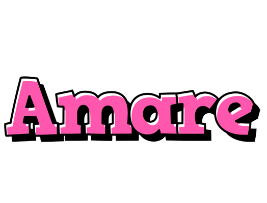 Amare girlish logo