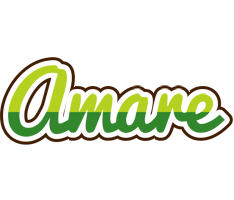 Amare golfing logo