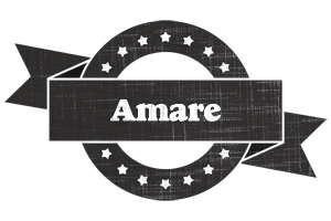 Amare grunge logo