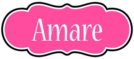 Amare invitation logo