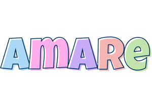 Amare pastel logo