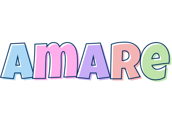 Amare pastel logo