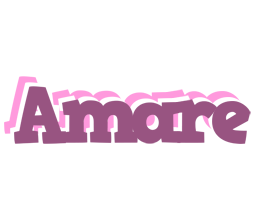 Amare relaxing logo