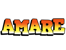 Amare sunset logo