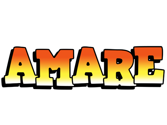 Amare sunset logo