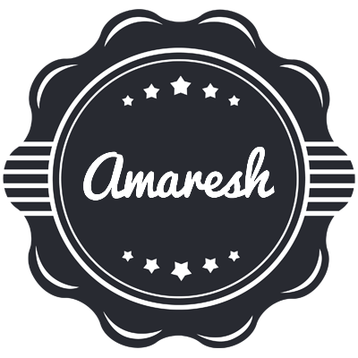 Amaresh badge logo