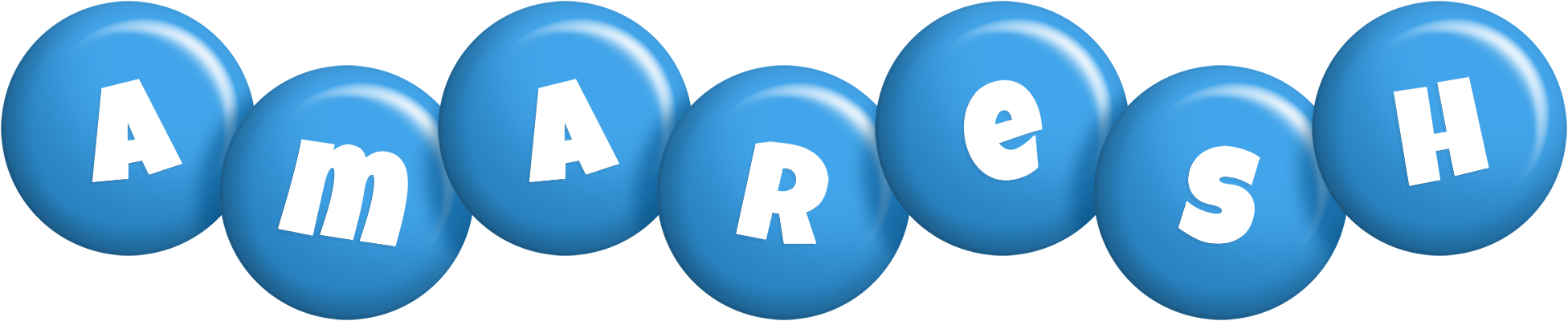 Amaresh candy-blue logo