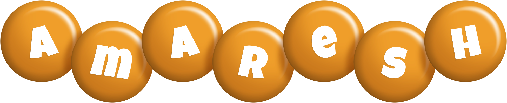 Amaresh candy-orange logo