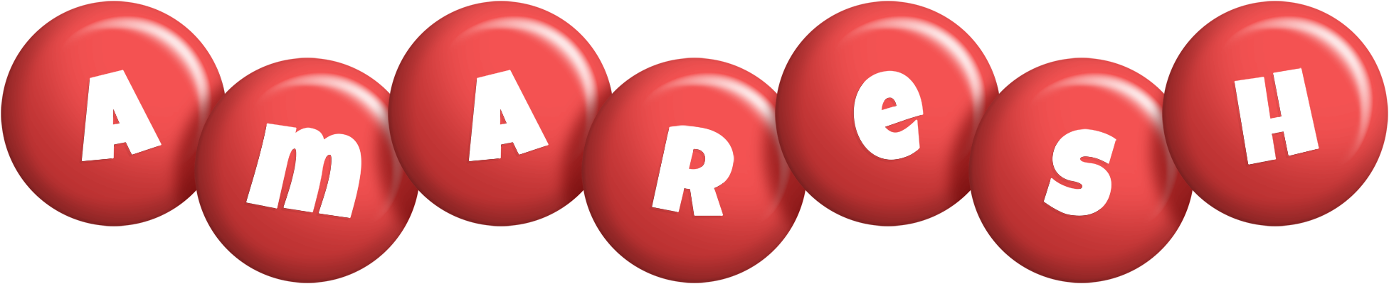 Amaresh candy-red logo