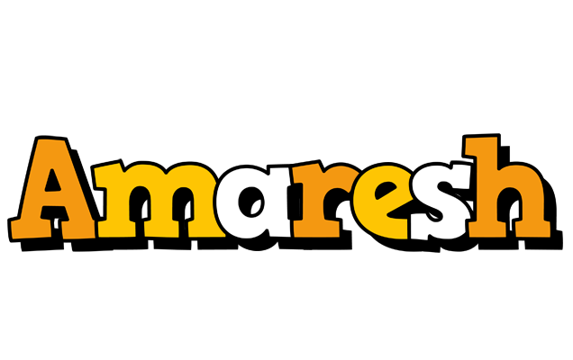 Amaresh cartoon logo