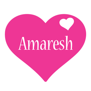 Amaresh love-heart logo