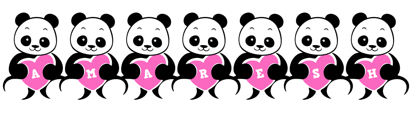 Amaresh love-panda logo