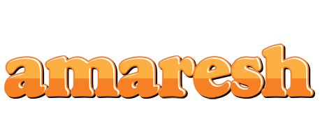 Amaresh orange logo