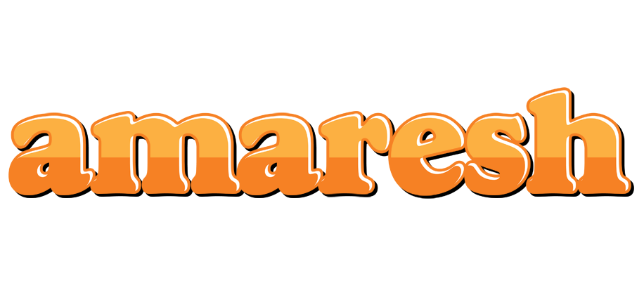 Amaresh orange logo