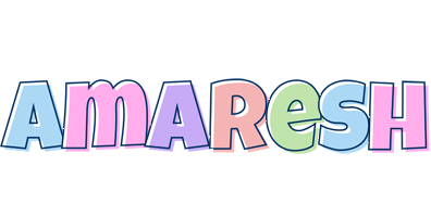 Amaresh pastel logo