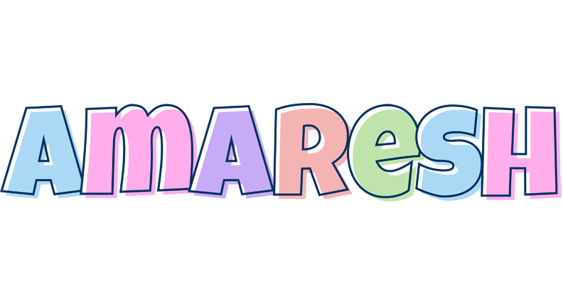 Amaresh pastel logo