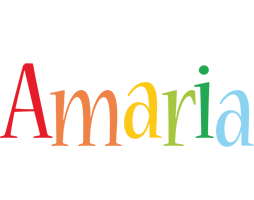 Amaria birthday logo