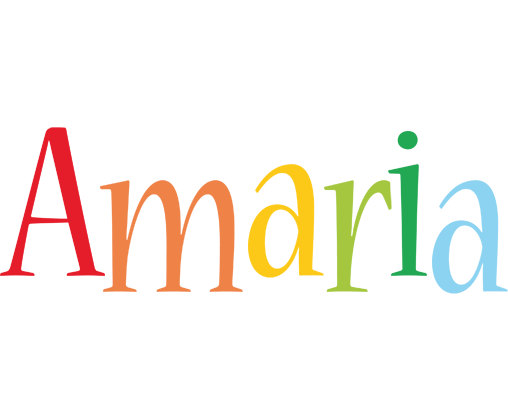 Amaria birthday logo
