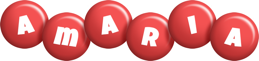 Amaria candy-red logo