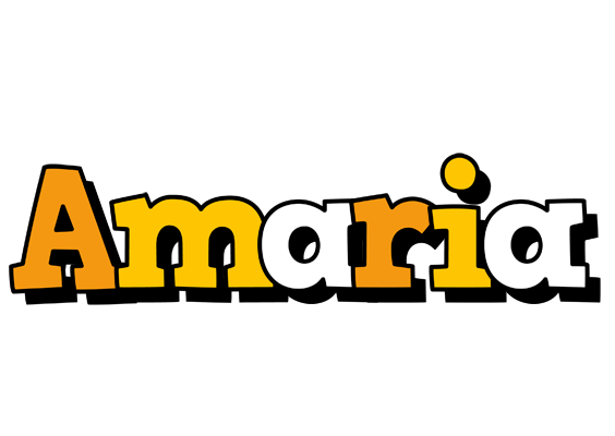 Amaria cartoon logo