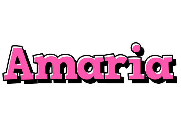 Amaria girlish logo