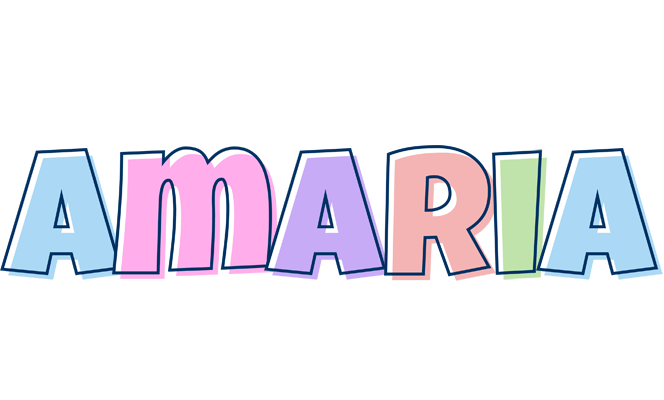 Amaria pastel logo