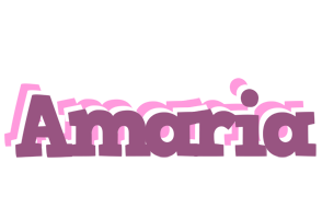 Amaria relaxing logo