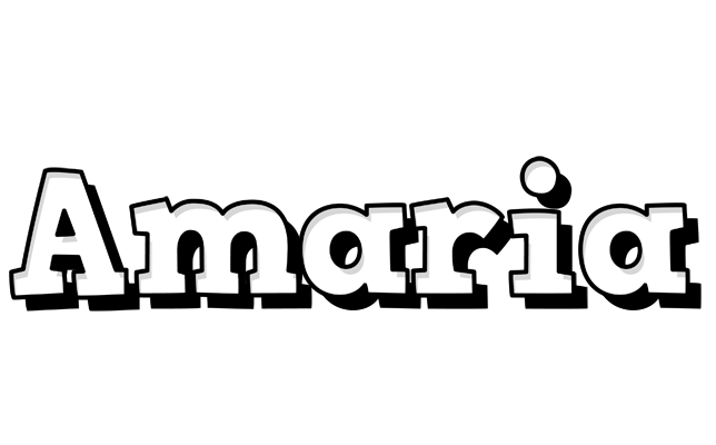 Amaria snowing logo