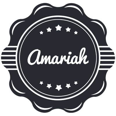 Amariah badge logo
