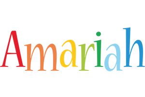 Amariah birthday logo