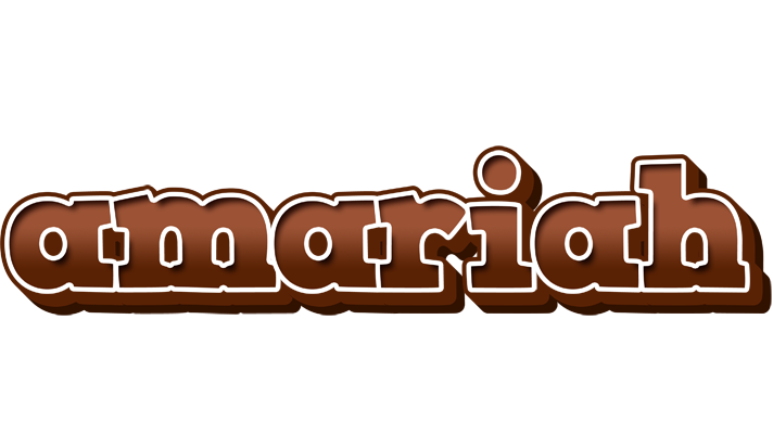 Amariah brownie logo