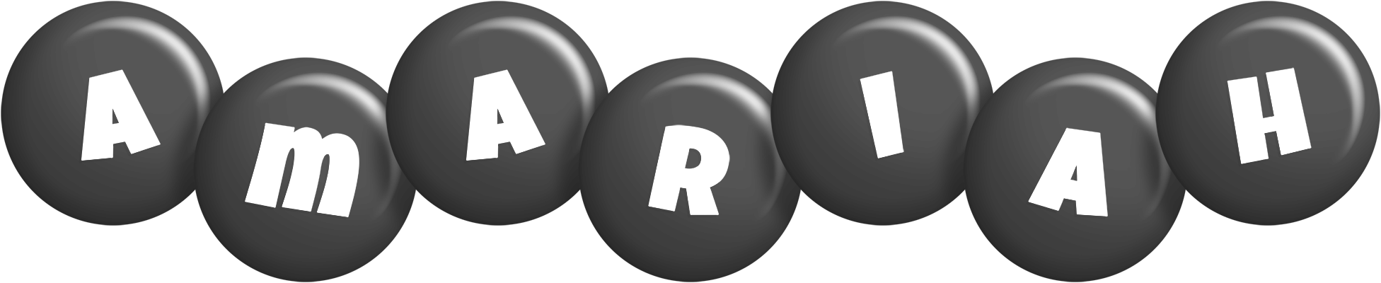 Amariah candy-black logo