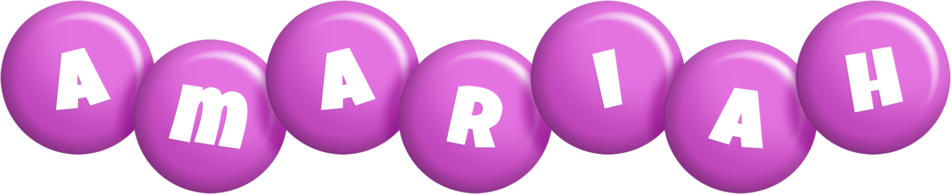 Amariah candy-purple logo