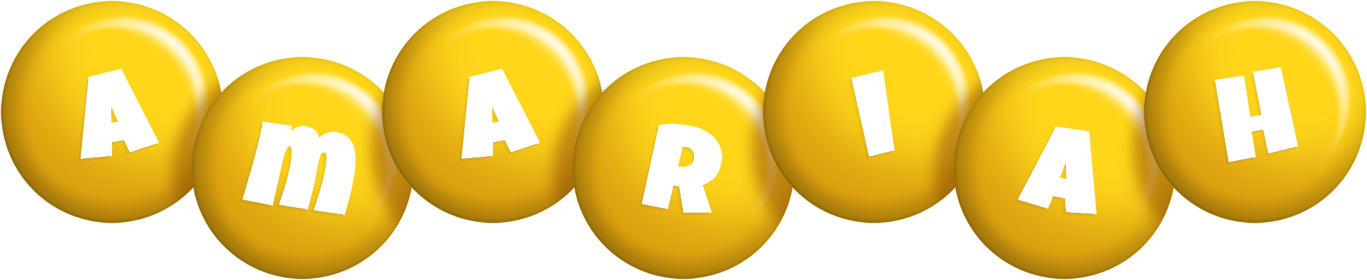 Amariah candy-yellow logo