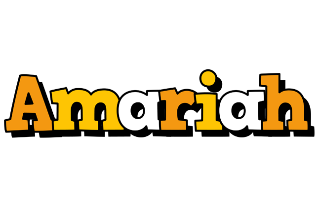 Amariah cartoon logo
