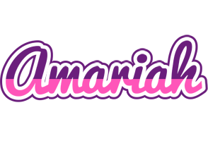 Amariah cheerful logo