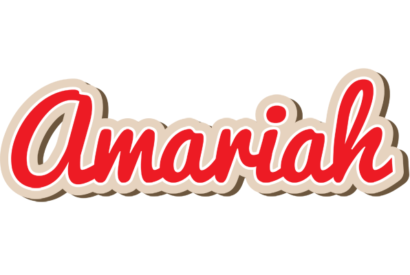 Amariah chocolate logo