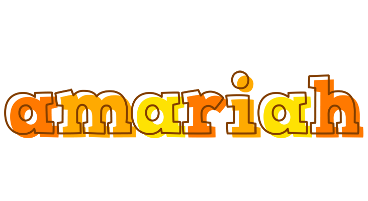 Amariah desert logo