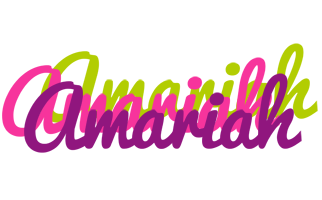 Amariah flowers logo