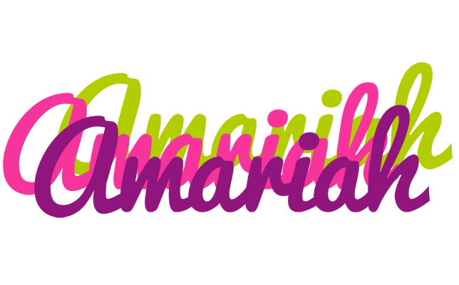 Amariah flowers logo