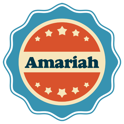 Amariah labels logo