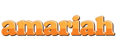 Amariah orange logo